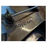 Vintage Rebaje Copper Fish Brooch Pin