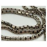 Sterling Silver 18-Inch Box Chain Necklace