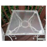 Pair of Patio Chairs and Side Table