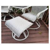 Pair of Patio Chairs and Side Table