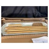 APRTAT 2-Tier Plant Shelf, 33in Wood Display Stand (Boxed, Unassembled)