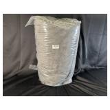 Gray Shag Area Rug, Rolled and Bagged
