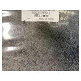 Gray Shag Area Rug, Rolled and Bagged