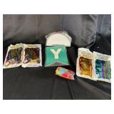 Assorted Party Decorations: Table Skirts, Foil Curtains, Balloons & Banners