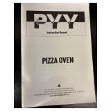 PYY Double Deck Electric Pizza Oven with Manual and Accessories
