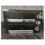 PYY Double Deck Electric Pizza Oven with Manual and Accessories
