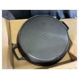 17 Inch Cast Iron Skillet with Dual Handle - Boxed