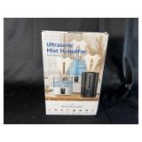 Coolfiqu Ultrasonic Mist Humidifier, 100-240V, 2.5L-6L Tank, New in Box