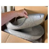 Cat Tunnel Bed, 24 Inch, Light Grey, New