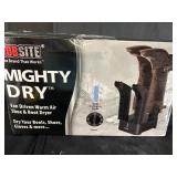 JobSite Mighty Dry Fan Driven Warm Air Shoe and Boot Dryer