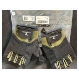 Atercel Workout Gloves - Green, Size Large (Pair)