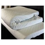 Valuxe King Size Memory Foam Mattress Topper, 3 Inch