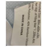 Valuxe King Size Memory Foam Mattress Topper, 3 Inch