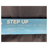 Step Up Laundry Drying Rack, 40 Inch Retractable