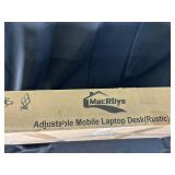 MacRliys Adjustable Mobile Laptop Desk (Rustic) - New in Box