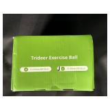Trideer Exercise Ball, Large, 58-65cm, Black
