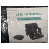 Folding Stadium Seat, Black