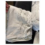 KAKUJIN Grey Tufted Queen 3-Piece Quilt Bedding Set