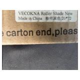 Lot of 3 Vecokna Roller Shades, 24 Inch Boxes, New in Box