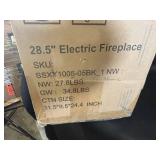 Yodolla 28.5 Inch Electric Fireplace Classic Style
