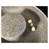 Cat Felt Play Bed with Balls