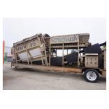 Trom 615 Trommel Screen USA Trailer With Screen Drum & Conveyor System