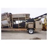 Trom 615 Trommel Screen USA Trailer With Screen Drum & Conveyor System