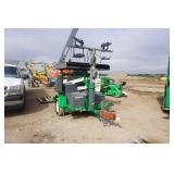 National Signal Hybrid Tow Behind Solar Sign/Light Trailer