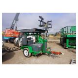 National Signal Hybrid Tow Behind Solar Sign/Light Trailer