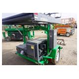 National Signal Hybrid Tow Behind Solar Sign/Light Trailer