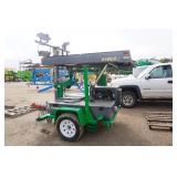 National Signal Hybrid Tow Behind Solar Sign/Light Trailer