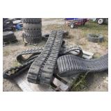 Lot of Used Skid Loader and Mini Excavator Rubber Tracks