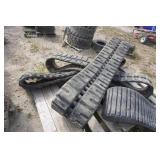 Lot of Used Skid Loader and Mini Excavator Rubber Tracks