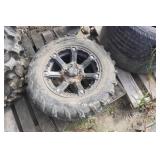 2 Sets 8 Tires Total ITP Black Water & Vision Trailfinder UTV/Side By Side Tires and Rims
