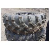 2 Sets 8 Tires Total ITP Black Water & Vision Trailfinder UTV/Side By Side Tires and Rims
