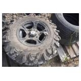2 Sets 8 Tires Total ITP Black Water & Vision Trailfinder UTV/Side By Side Tires and Rims