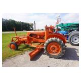 Allis Chalmers WWD45 Loader Tractor With Belly Mount Blade