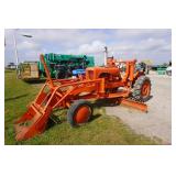 Allis Chalmers WWD45 Loader Tractor With Belly Mount Blade
