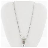 Snorre Norwegian Sterling Silver Pendant Necklace.