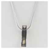 Snorre Norwegian Sterling Silver Pendant Necklace.