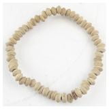 Wood Bead Necklace and Bracelet Set with Pendant Detail