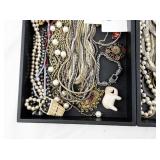 Large Assorted Costume Jewelry Lot with Necklaces, Bracelets and Earrings
