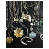 Collection of Assorted Necklaces and Pendants