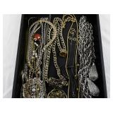 Tray of Assorted Costume Jewelry Necklaces and Pendants