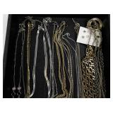 Mixed Jewelry Lot with Necklaces, Earrings, and Charms