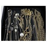 Collection of Assorted Costume Jewelry Necklaces and Chains