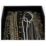 Collection of Mixed Costume Jewelry Necklaces and Chains
