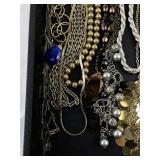 Collection of Mixed Costume Jewelry Necklaces and Chains