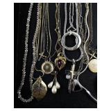 Assorted Vintage Necklaces and Pendants Jewelry Lot