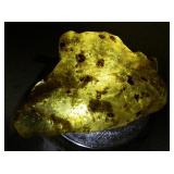 165ct Rough Amber Stone Specimen with Natural Inclusions